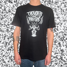 Load image into Gallery viewer, Thoughts and Prayers T-shirt - White Heat