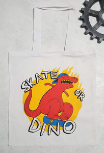 Skate or Dino Tote Bag